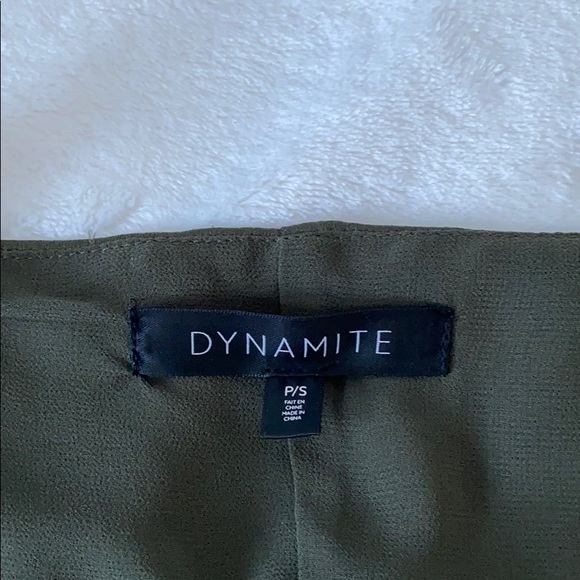 Dynamite Olive Green Slip Dress - Picture 5 of 5